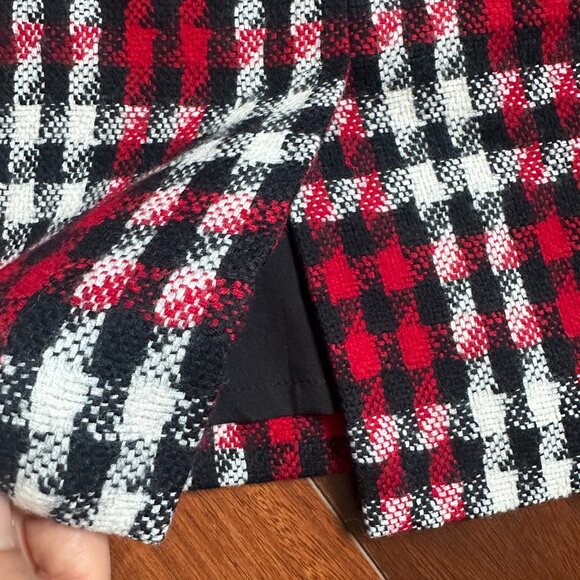 Talbots Houndstooth Wool Blend Skirt Size 8 - Picture 9 of 9